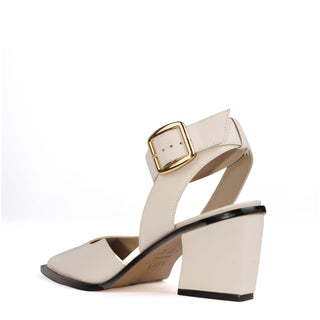 Scarpin Lygia Couro Adô Cor Branco Latte