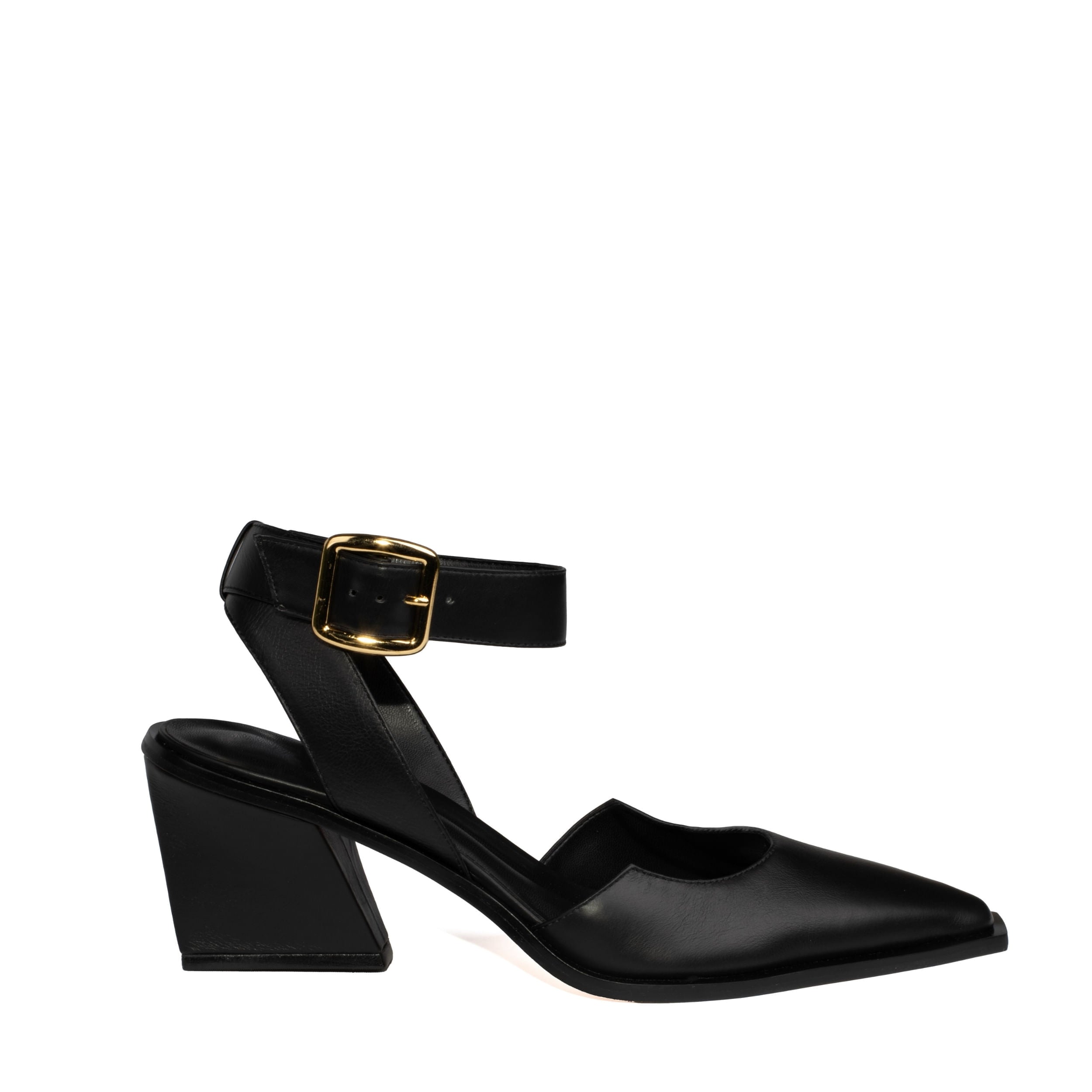 Scarpin Lygia Couro Adô Cor Preto