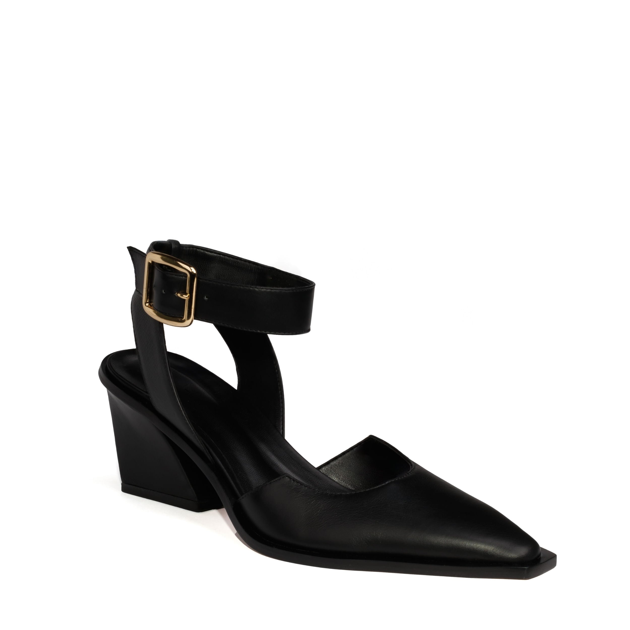 Scarpin Lygia Couro Adô Cor Preto