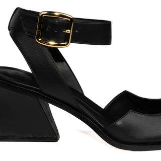 Scarpin Lygia Couro Adô Cor Preto