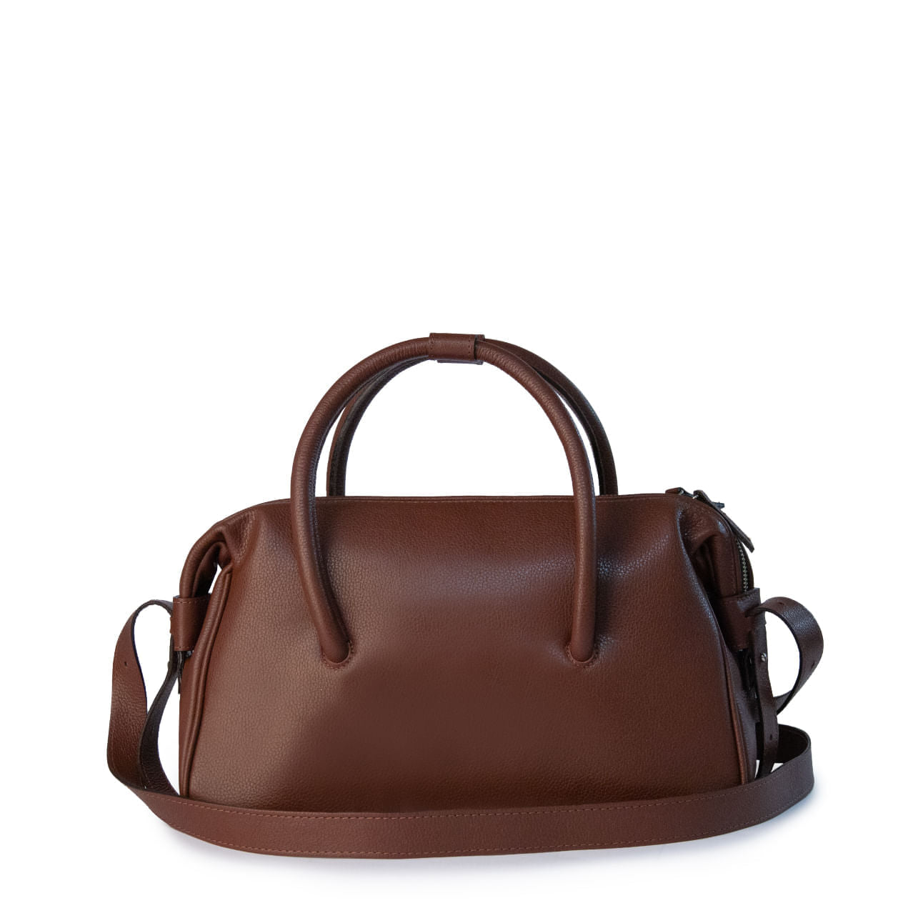 Bolsa Tab Couro Adô Cor Marrom Cacau