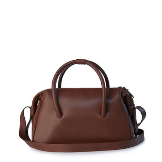 Bolsa Tab Couro Adô Cor Marrom Cacau