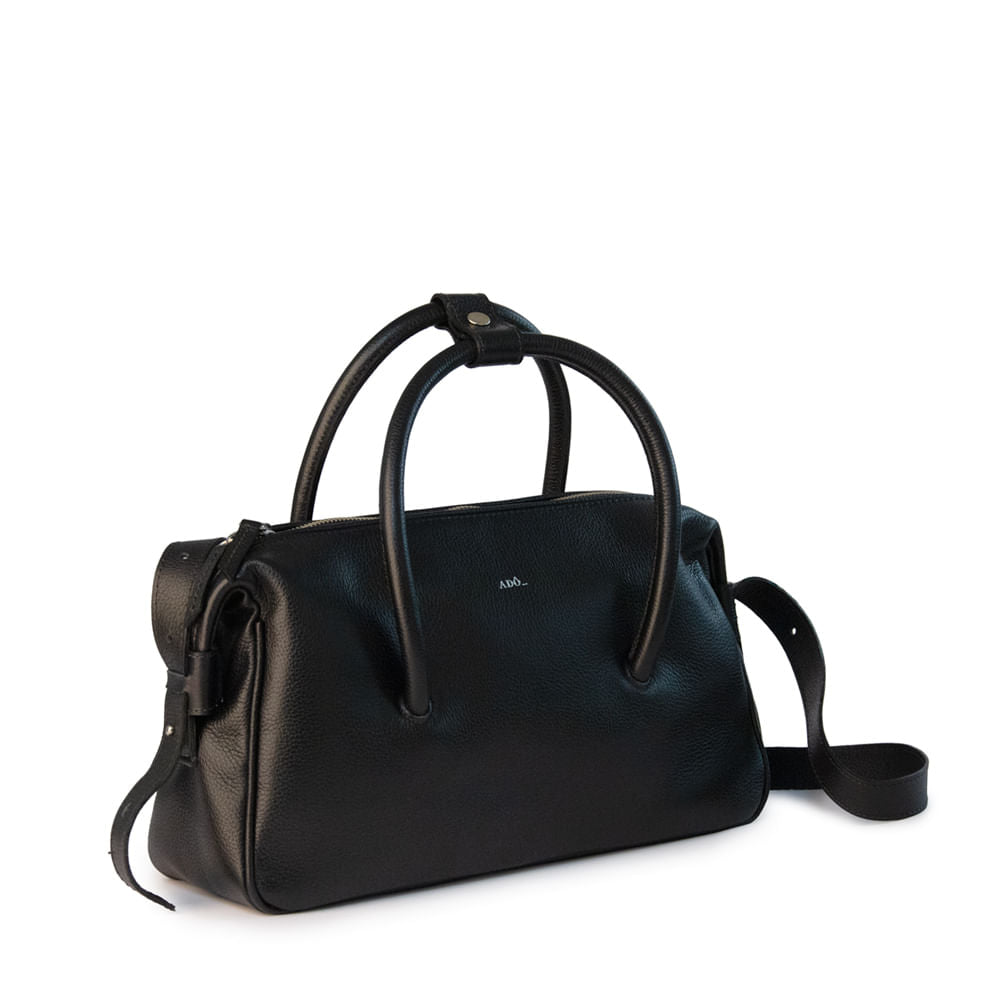 Bolsa Tab Couro Adô Cor Preto