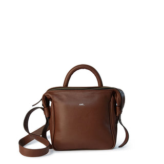 Bolsa Tab Mini Couro Adô Cor Marrom Cacau