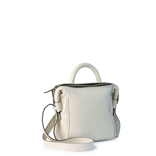 Bolsa Tab Mini Couro Adô Cor Branco Latte