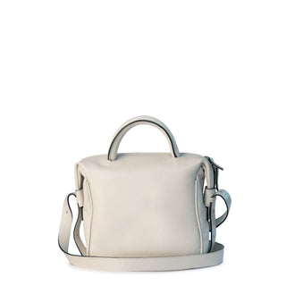 Bolsa Tab Mini Couro Adô Cor Branco Latte