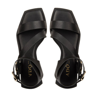 Sandalia Pagu Couro Adô Cor Preto