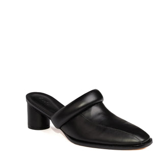 Mule Tomie Couro Adô Cor Preto