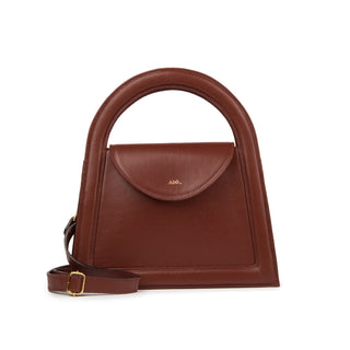 Bolsa Bambini Couro Adô Cor Marrom Cacau