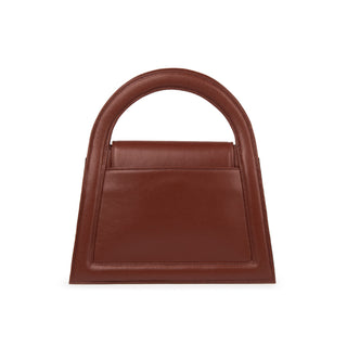 Bolsa Bambini Couro Adô Cor Marrom Cacau