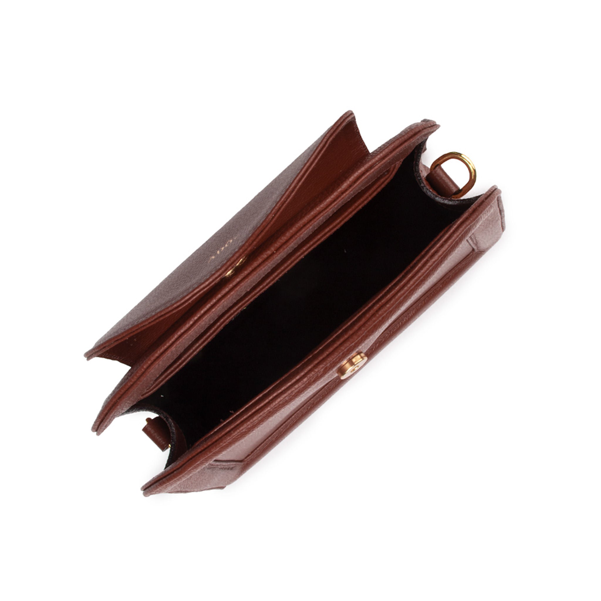 Bolsa Bambini Couro Adô Cor Marrom Cacau