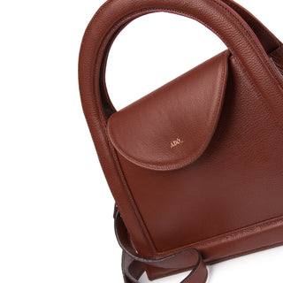 Bolsa Bambini Couro Adô Cor Marrom Cacau