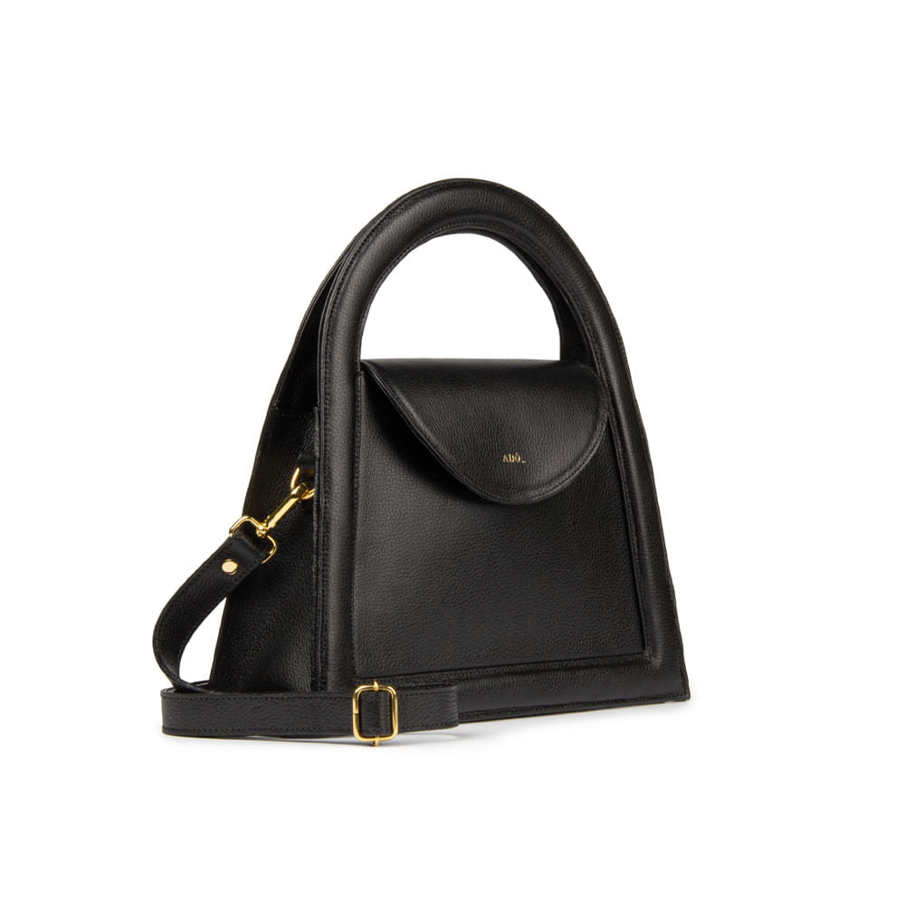 Bolsa Bambini Couro Adô Cor Preto