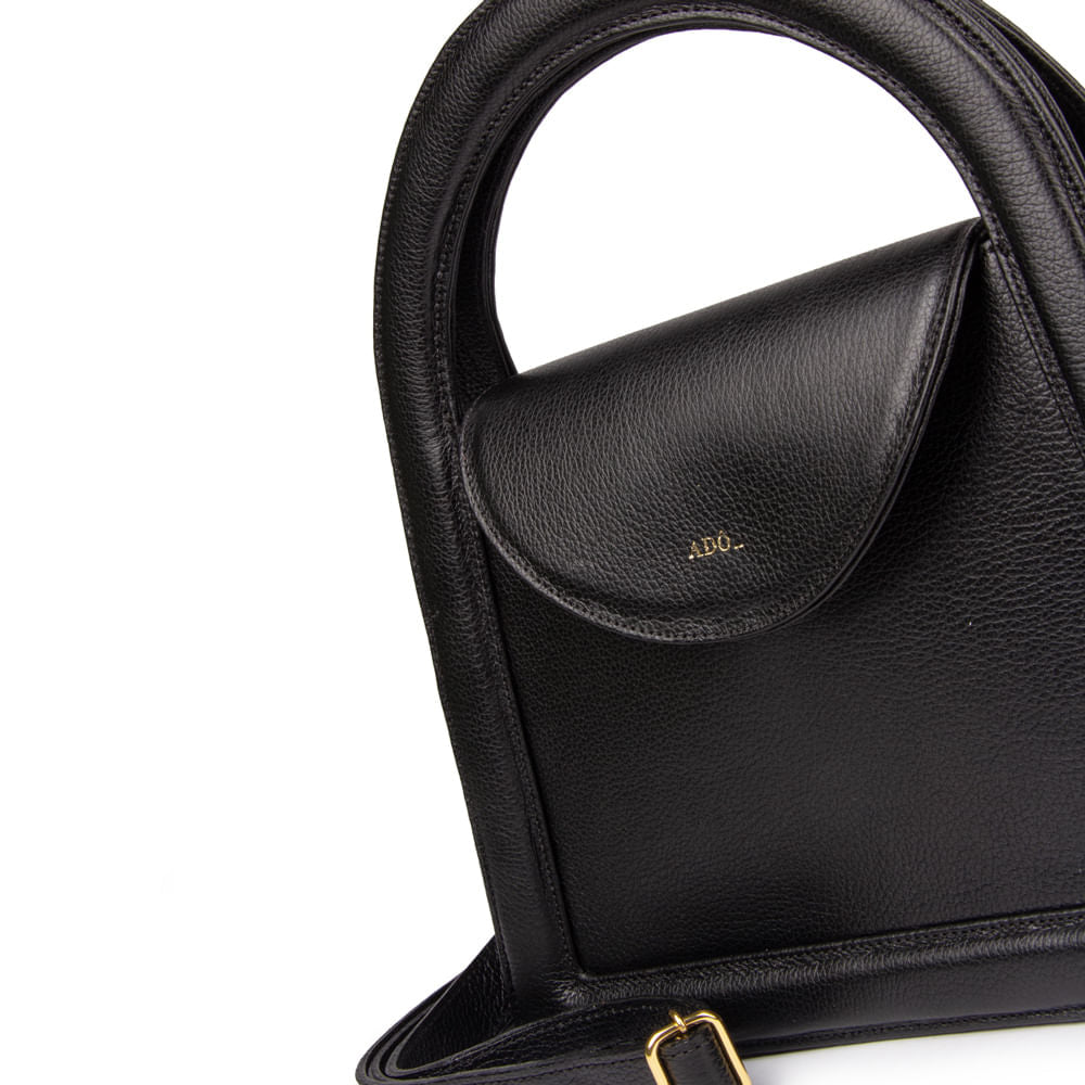 Bolsa Bambini Couro Adô Cor Preto