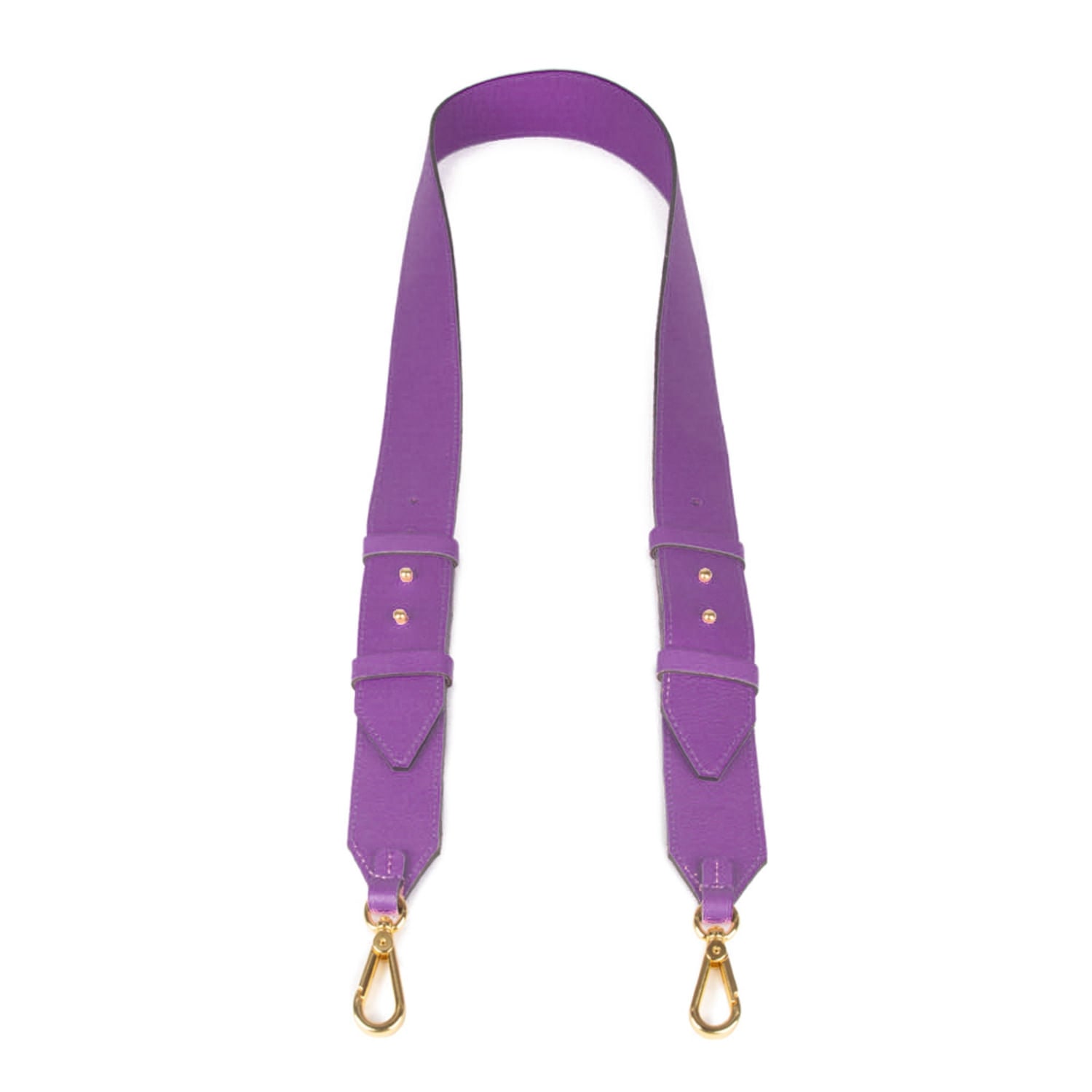 Alca Avulsa Couro Larga Couro Adô Cor Violeta