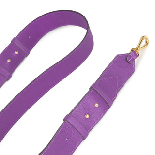 Alca Avulsa Couro Larga Couro Adô Cor Violeta