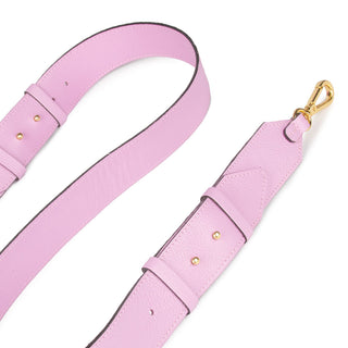 Alca Avulsa Couro Larga Couro Adô Cor Rosa Tropico