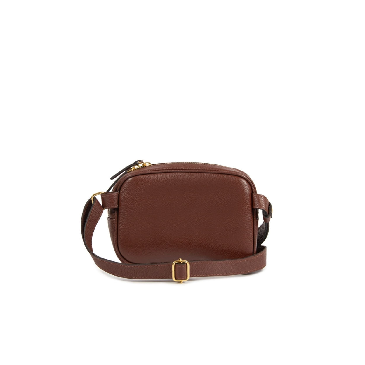 Pochete Cla Couro Adô Cor Marrom Cacau