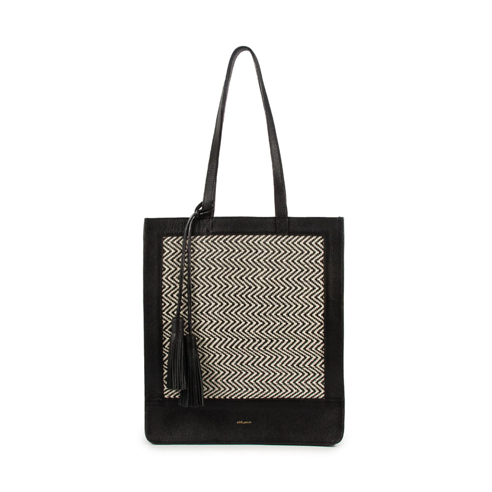 Tote Rafia Adô Chevron
