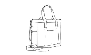 Bolsa Weekend Lu Ferreira Adô Cor Preto