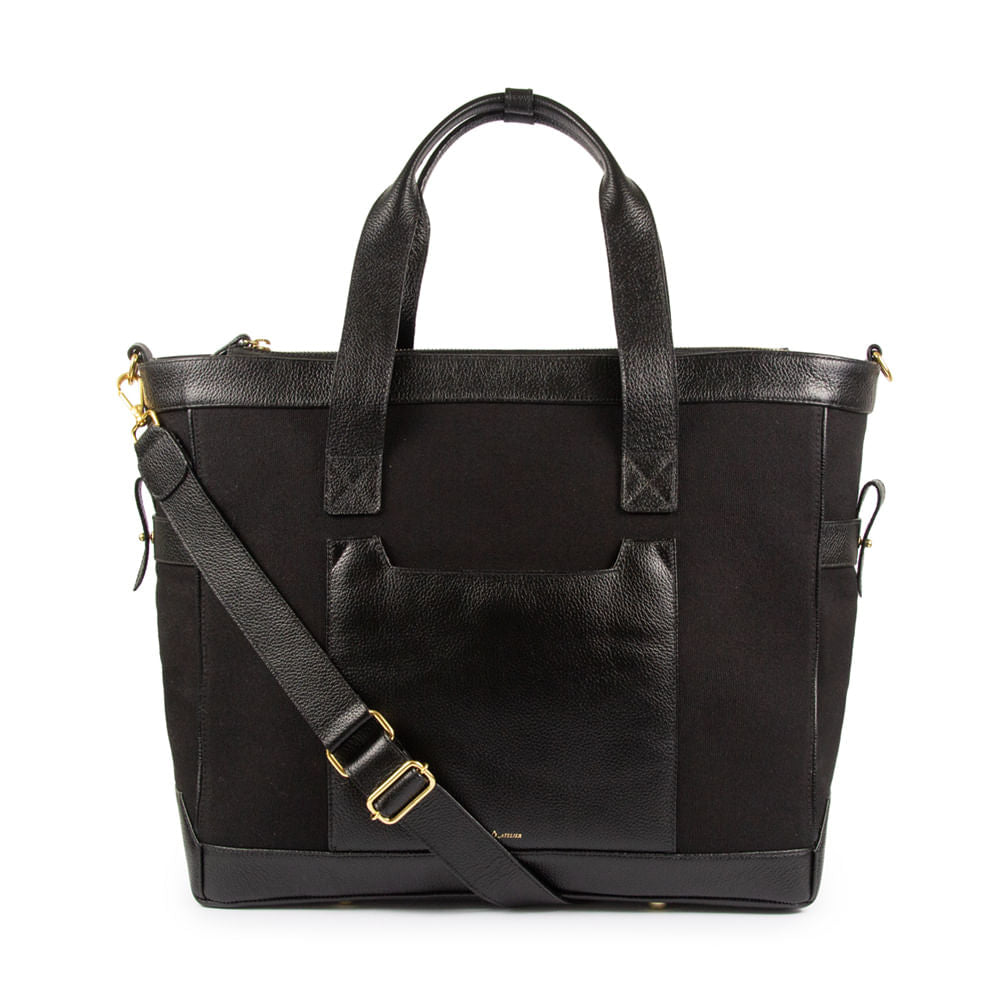 Bolsa Weekend Lu Ferreira Adô Cor Preto