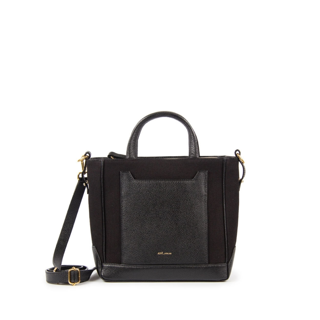 Bolsa Tote Mini Lu Ferreira Adô Cor Preto