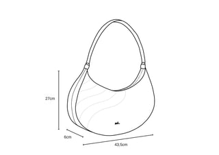 Bolsa Moon Nylon Matte Adô Cor Preto Matte