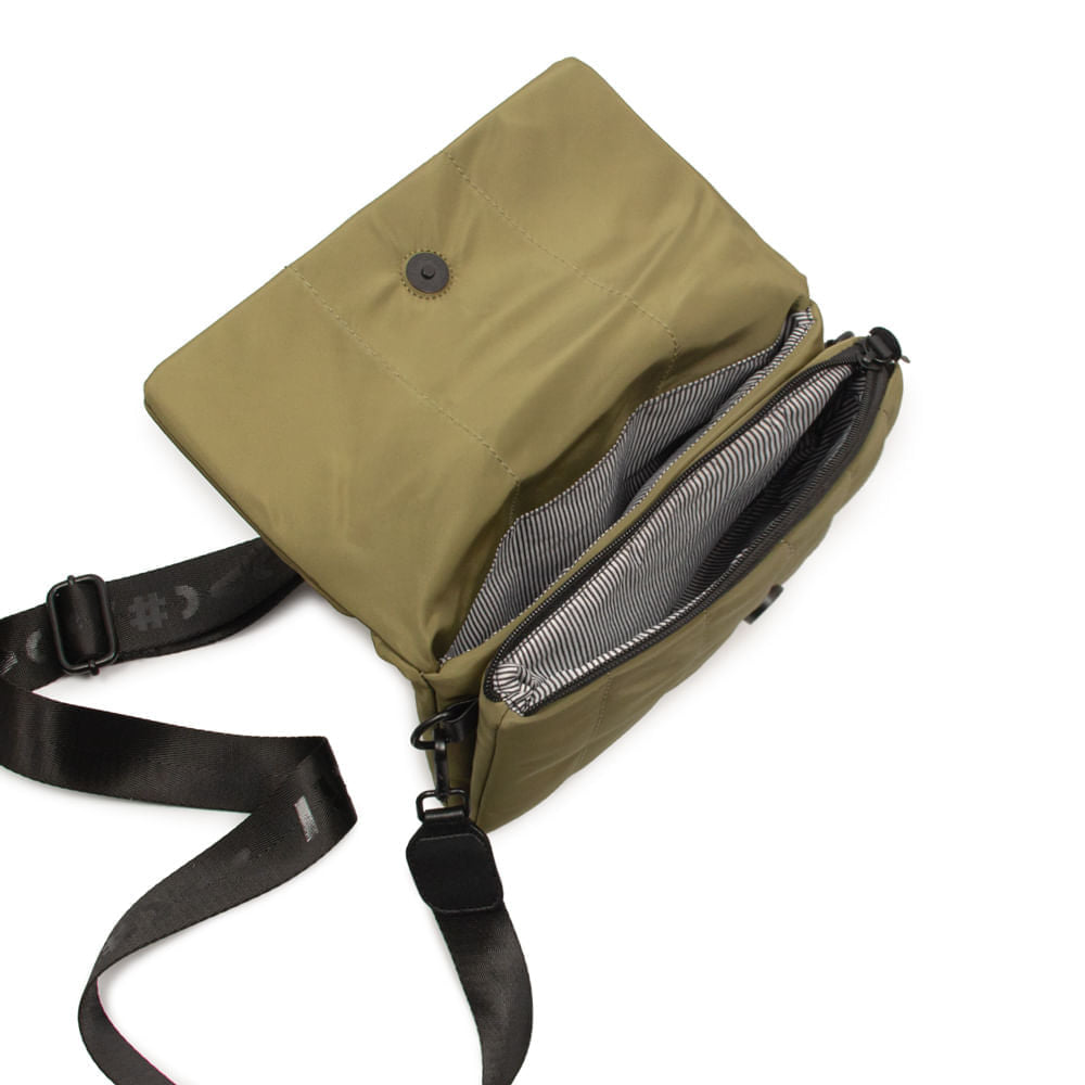 Bolsa Pillow Nylon Matte Adô Cor Verde Matte