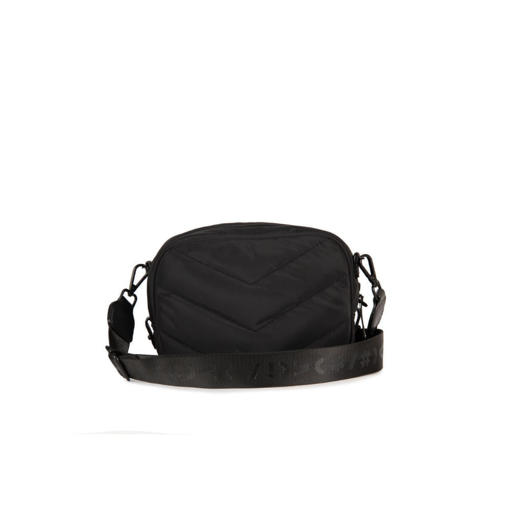 Bolsa Cla Pequena Nylon Matte Adô Cor Preto Matte