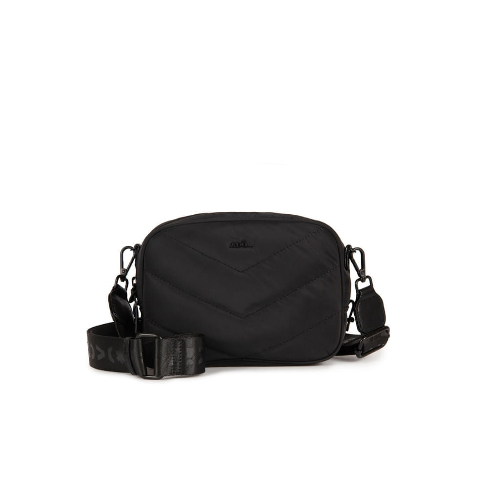 Bolsa Cla Pequena Nylon Matte Adô Cor Preto Matte