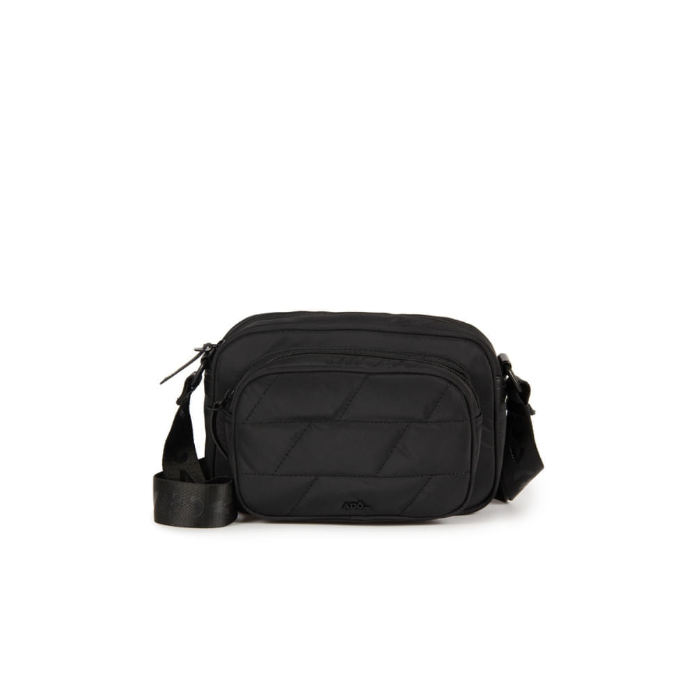 Bolsa Cla Sling Nylon Matte Adô Cor Preto Matte
