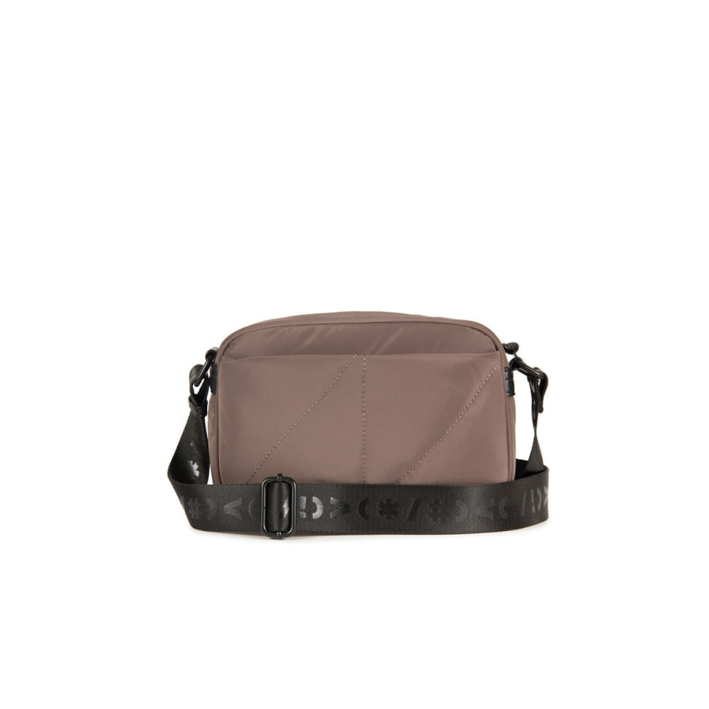 Bolsa Cla Sling Nylon Matte Adô Cor Cinza Matte