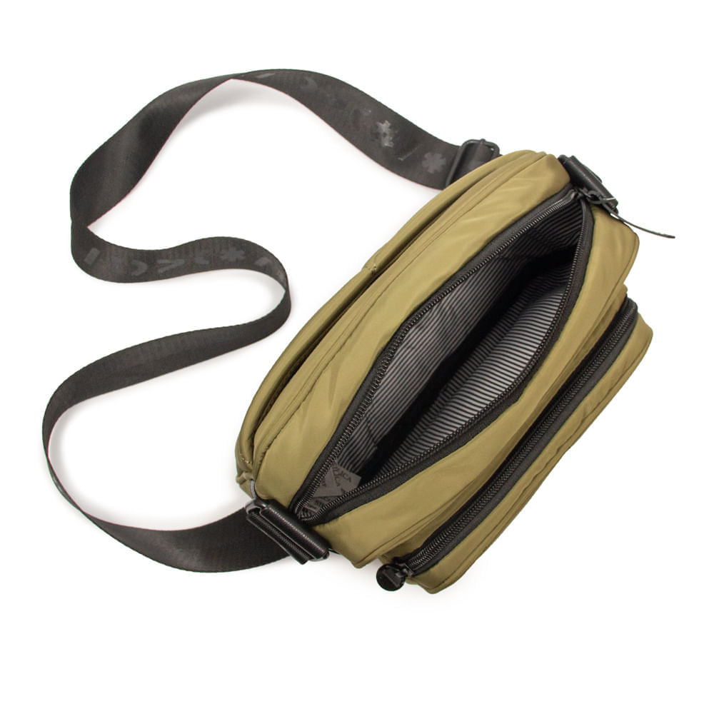 Bolsa Cla Sling Nylon Matte Adô Cor Verde Matte
