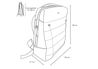 Mochila Block Nylon Matte Adô Cor Verde Matte