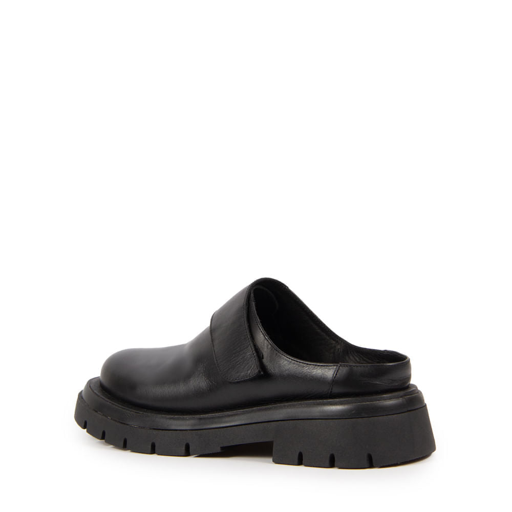 Clog Iris Couro Adô Cor Preto
