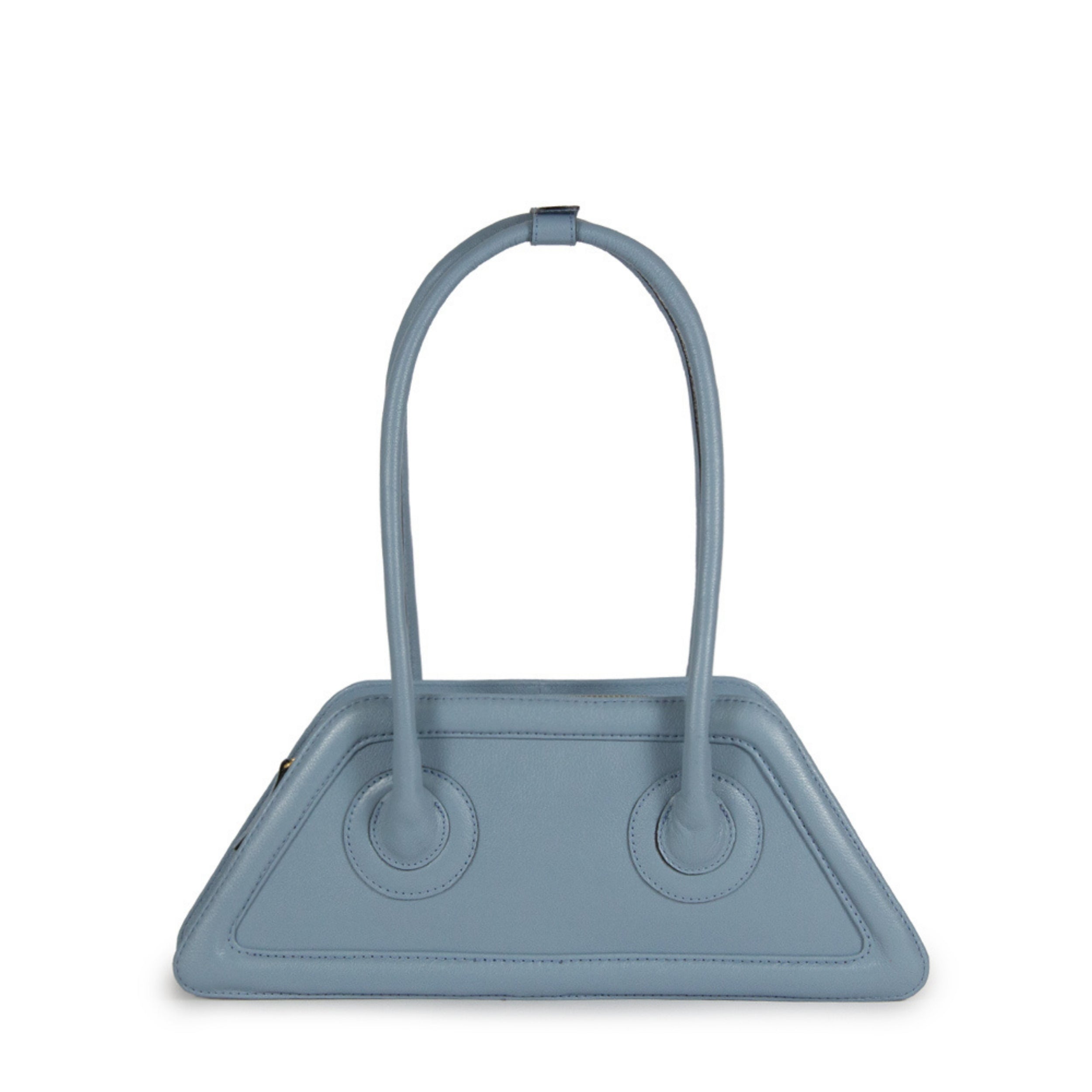 Bolsa Spaghetti Couro Adô Cor Azul Glacial