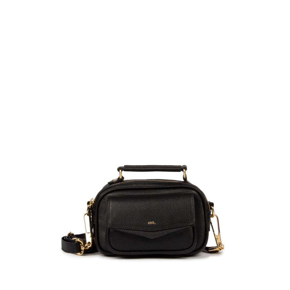 Bolsa Brick Mini Couro Adô Cor Preto