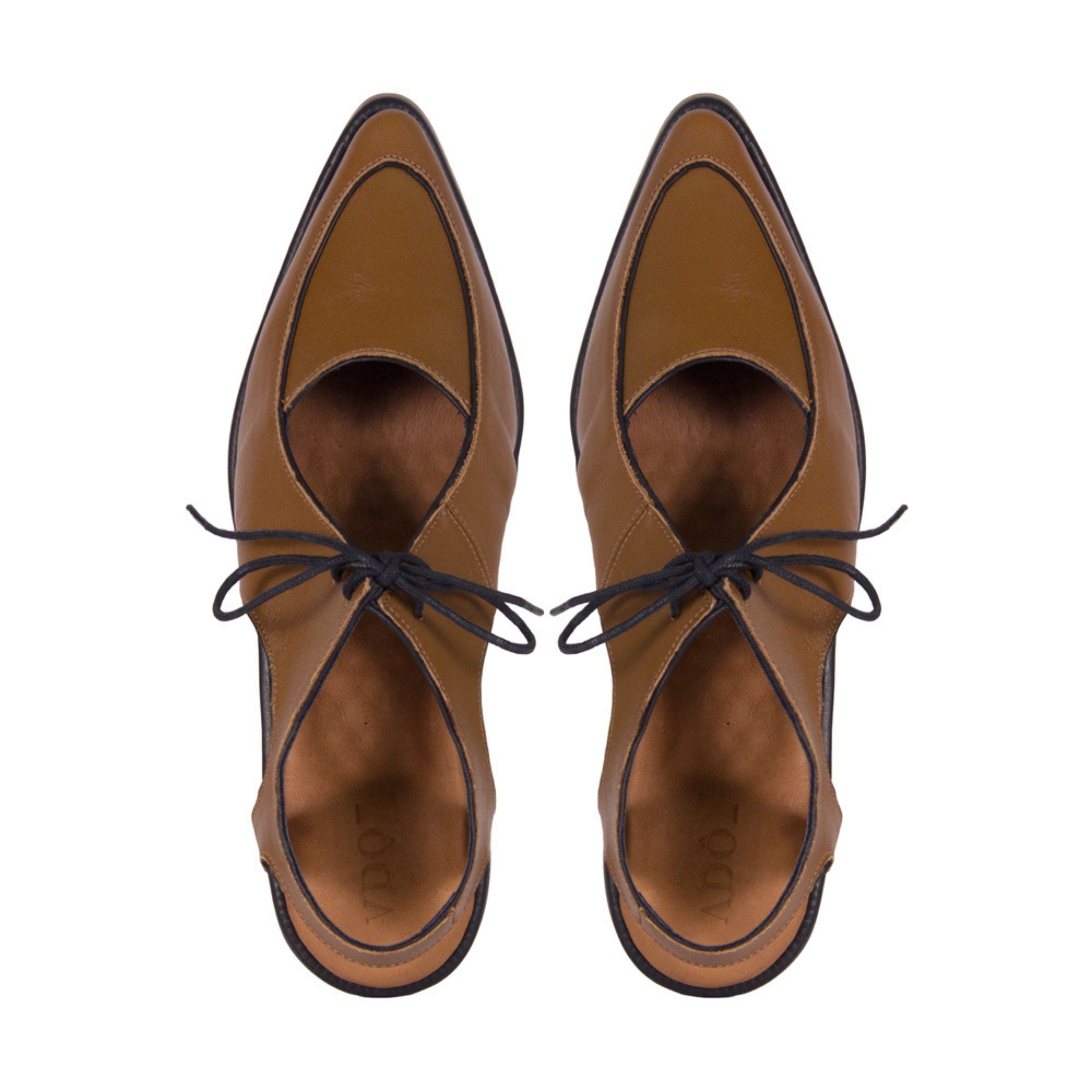 Sapato Cindy Couro Adô Marrom Avelã