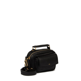 Bolsa Brick Mini Couro Adô Cor Preto