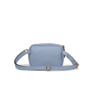 Pochete Cla Couro Adô Cor Azul Glacial