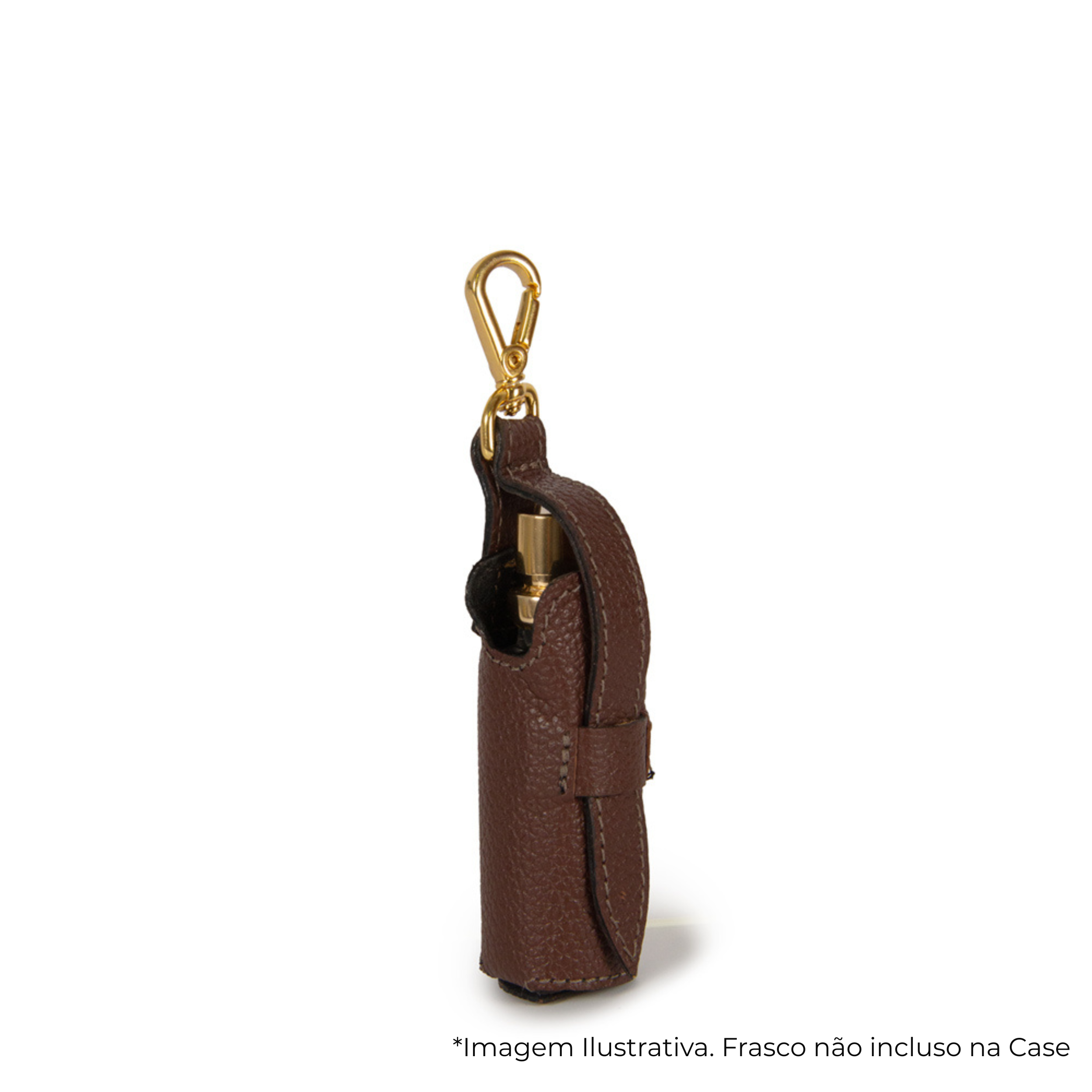 Case Beleza Collab Amanda Couro Adô Marrom Cacau