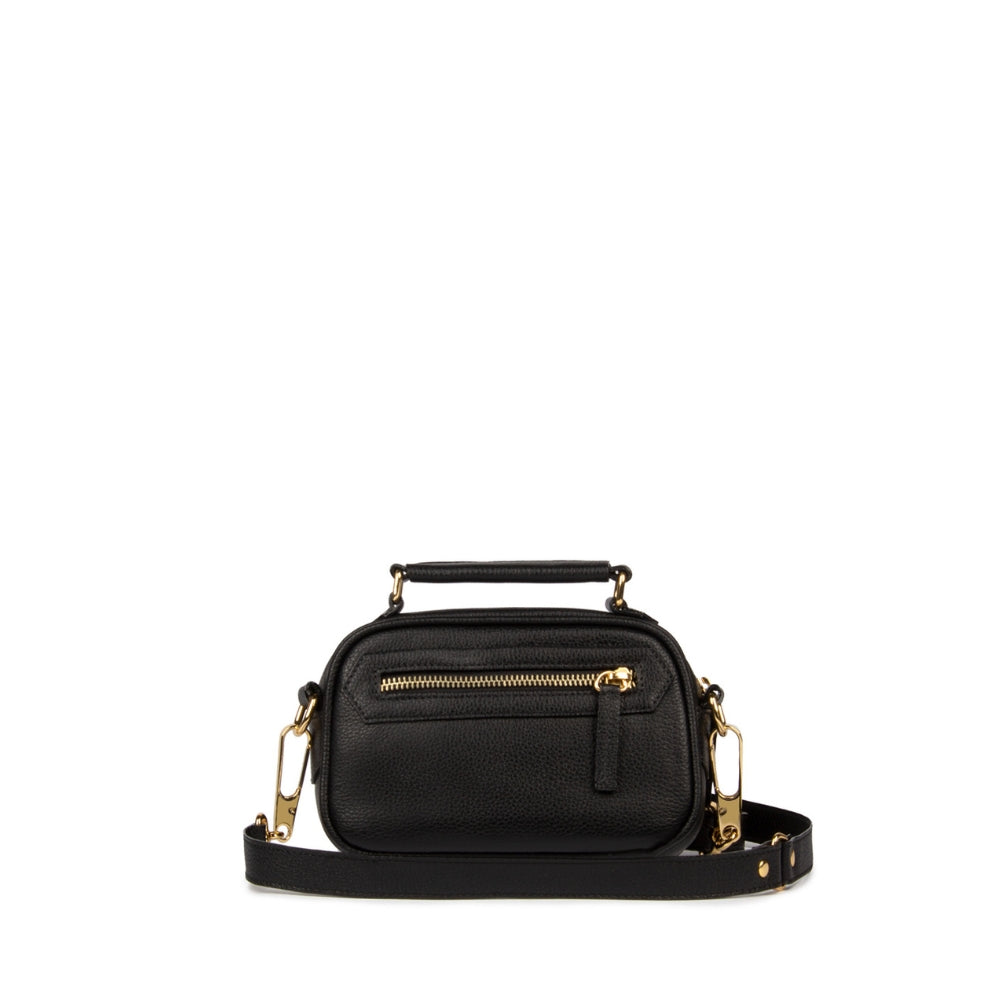 Bolsa Brick Mini Couro Adô Cor Preto