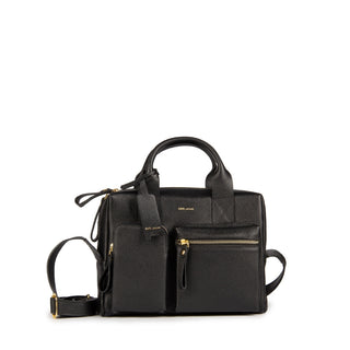 Bolsa Mka Pequena Couro Adô Cor Preto