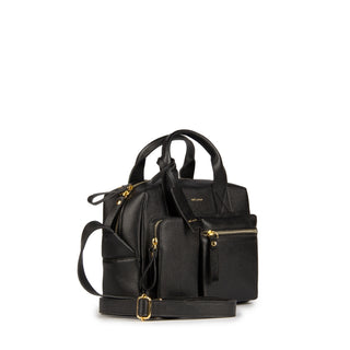 Bolsa Mka Pequena Couro Adô Cor Preto