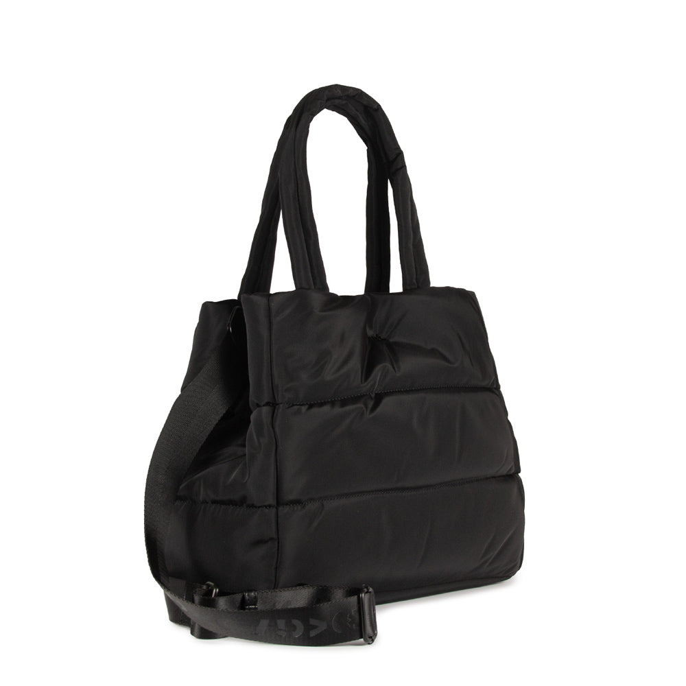 Bolsa Flo Nylon Matte Adô Cor Preto Matte