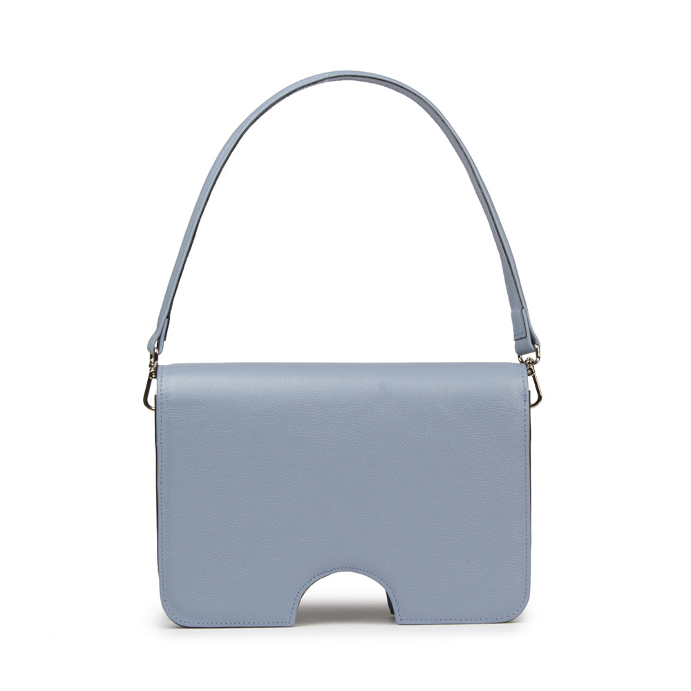 Bolsa Opening Couro Adô Cor Azul Glacial