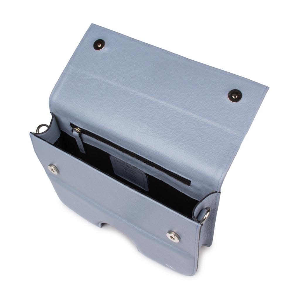 Bolsa Opening Couro Adô Cor Azul Glacial