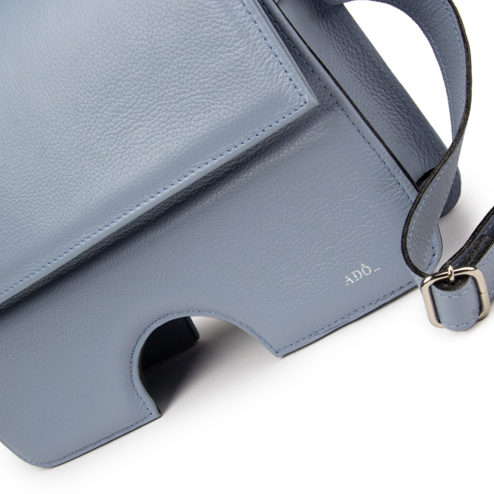 Bolsa Opening Couro Adô Cor Azul Glacial