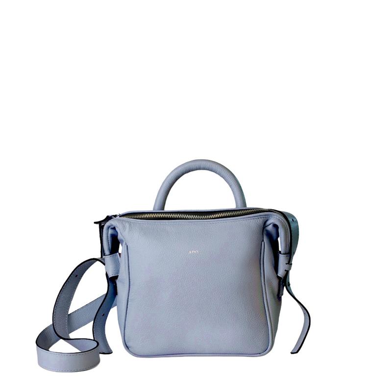 Bolsa Tab Mini Couro Adô Cor Azul Glacial