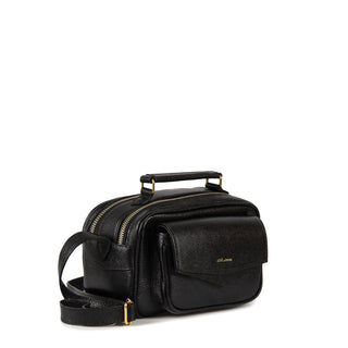 Bolsa Brick E Pequena Couro Adô Cor Preto